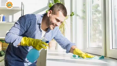 کمک مرد در کار های خانه