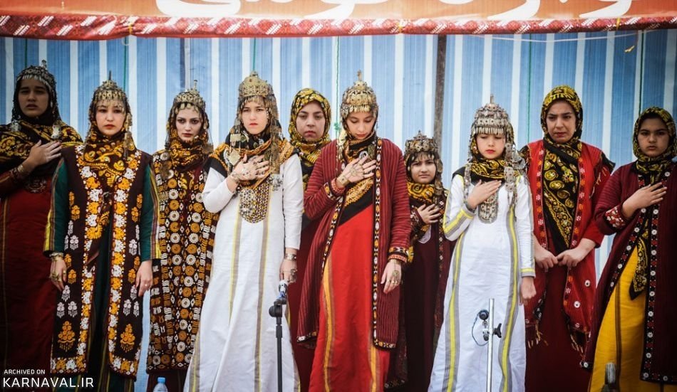 معرفی پوشاک سنتی زنان ترکمن - امین یاوران